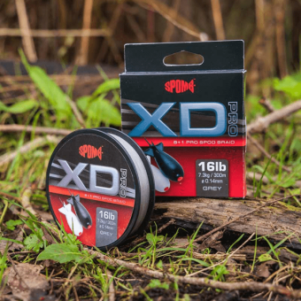 Плетеная леска Spomb XD Pro Braid Grey 300m